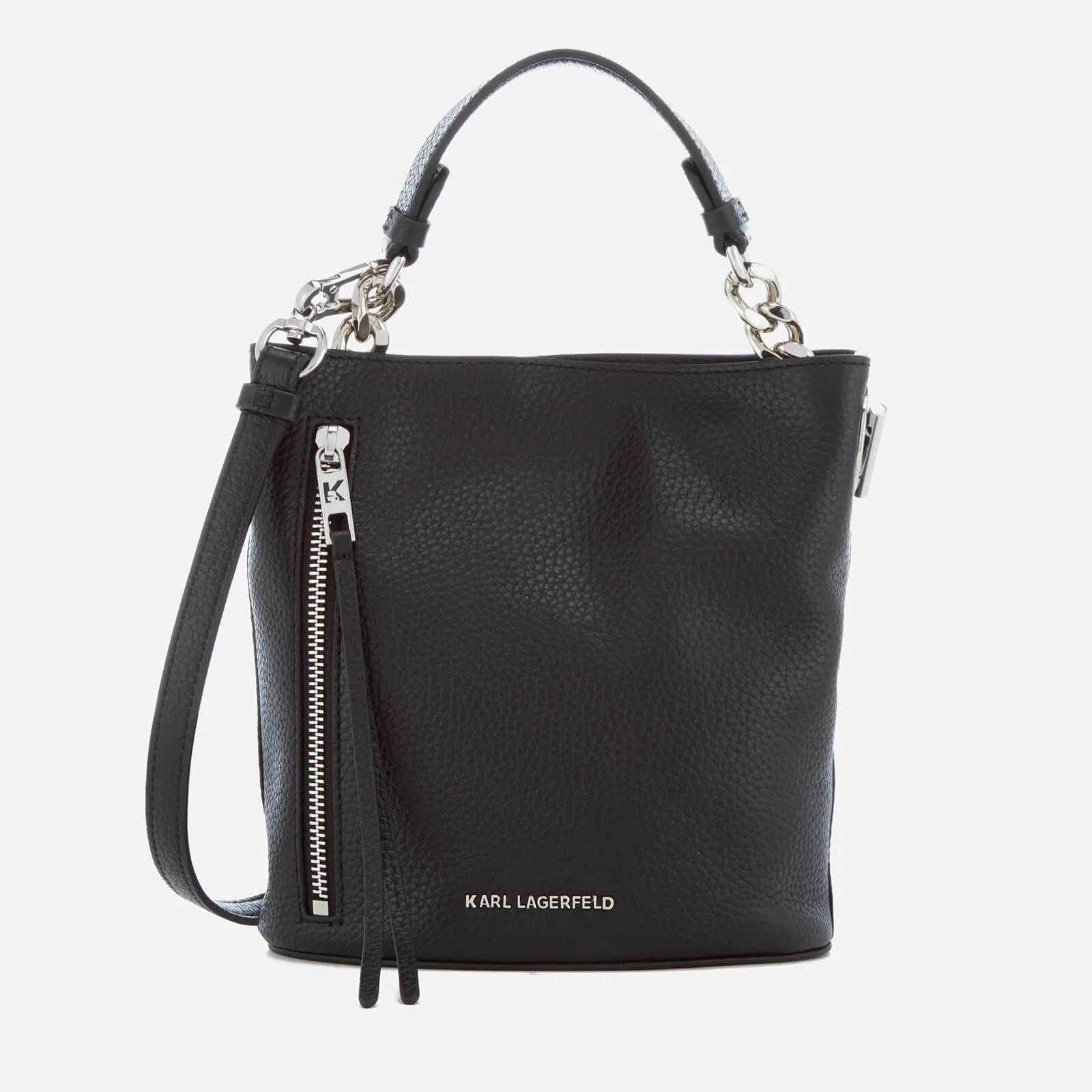 Karl Lagerfeld Women's K/Kool Mini Bucket Bag - Black Image 1