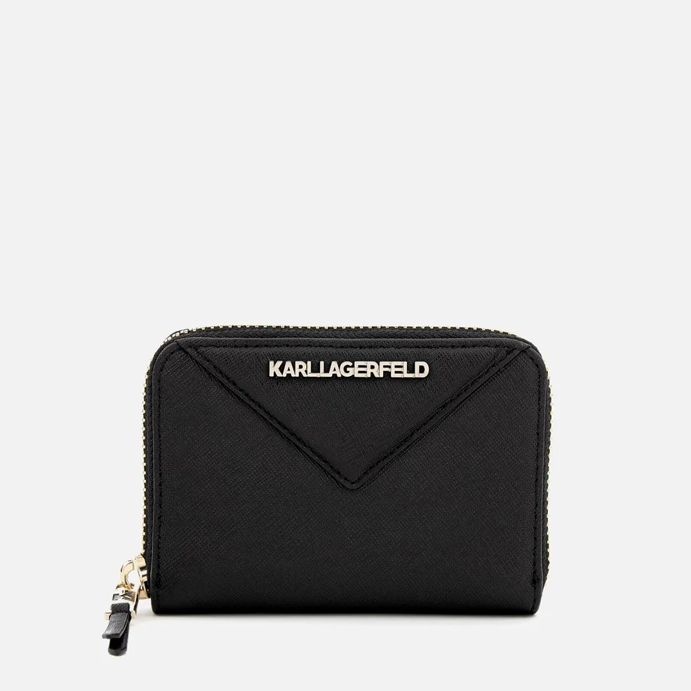 Karl Lagerfeld Women's K/Klassik Small Zip Wallet - Black Image 1