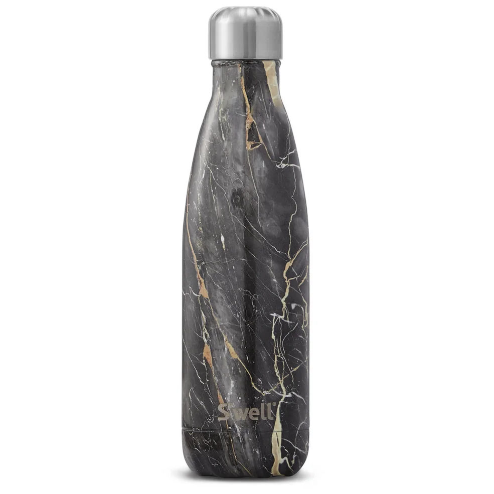 S'well The Bahamas Gold Marble Water Bottle 500ml Image 1