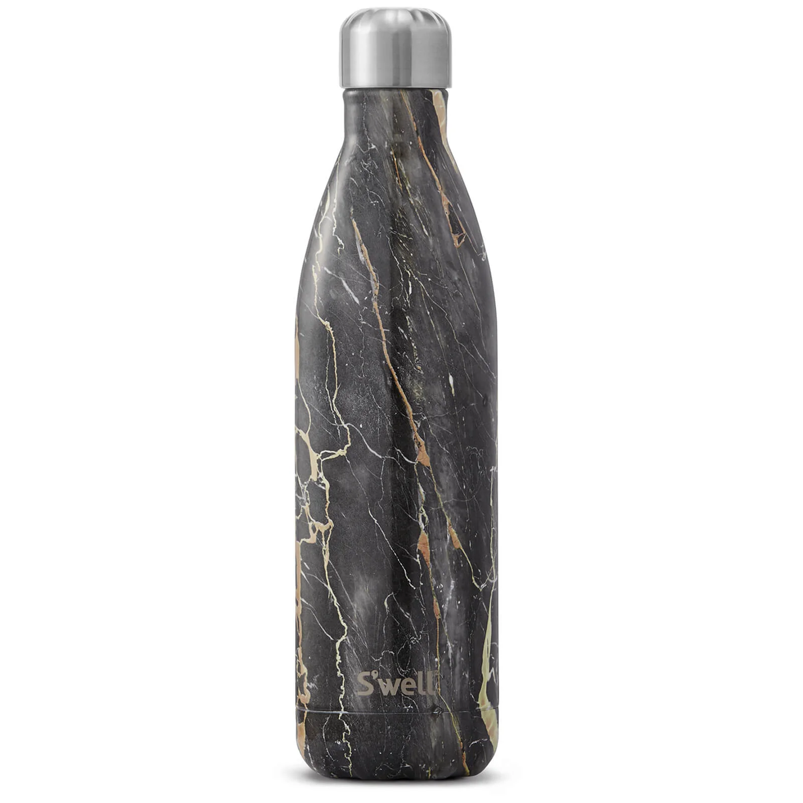 S'well The Bahamas Gold Marble Water Bottle 750ml Image 1