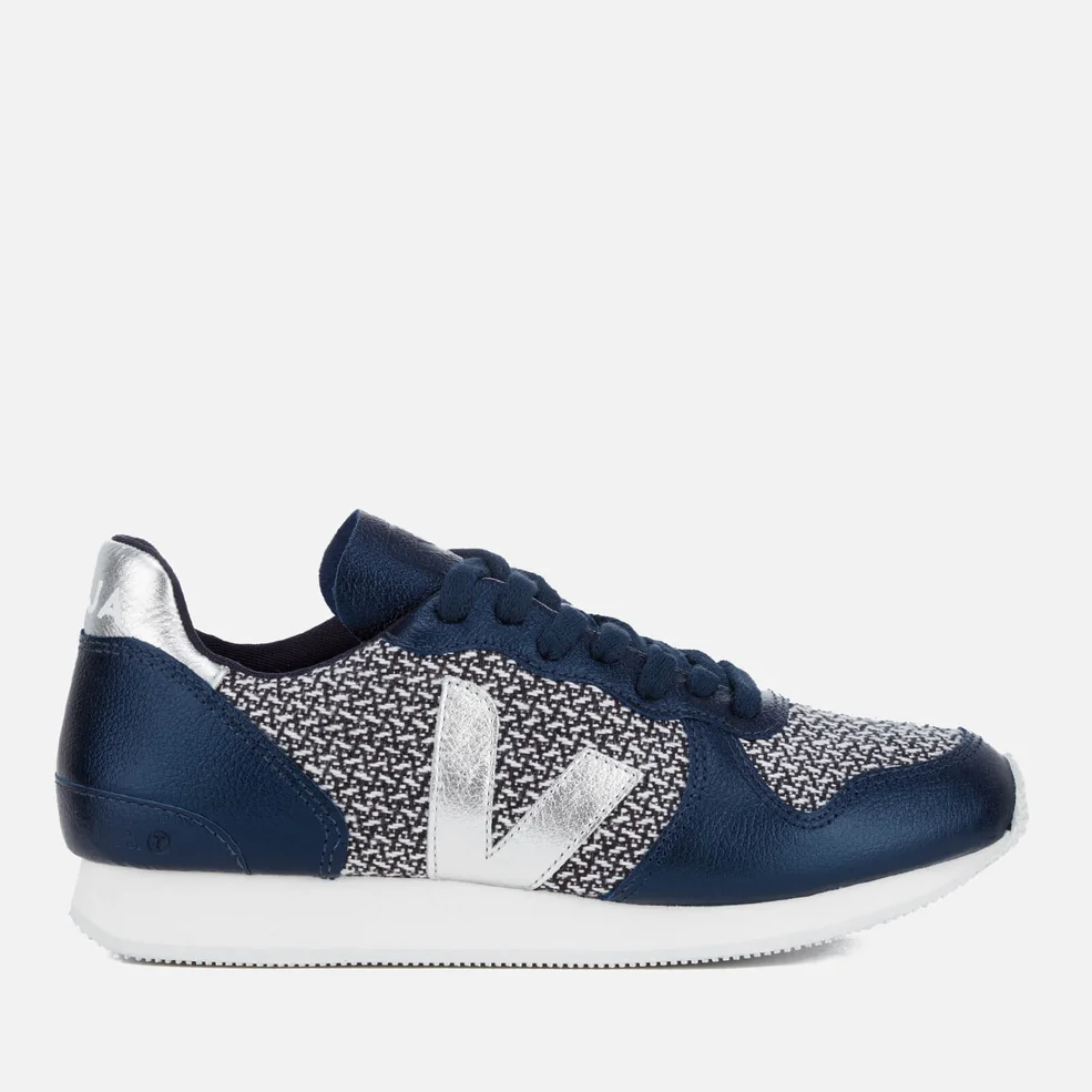 Veja Women's Holiday Runner Trainers - Blend Black/White Petrole Image 1