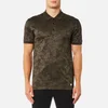 Versace Collection Men's All Over Pattern Polo Shirt - Beige-Nero - Image 1
