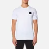 Versace Collection Men's Velcro Logo T-Shirt - Bianco Lana - Image 1