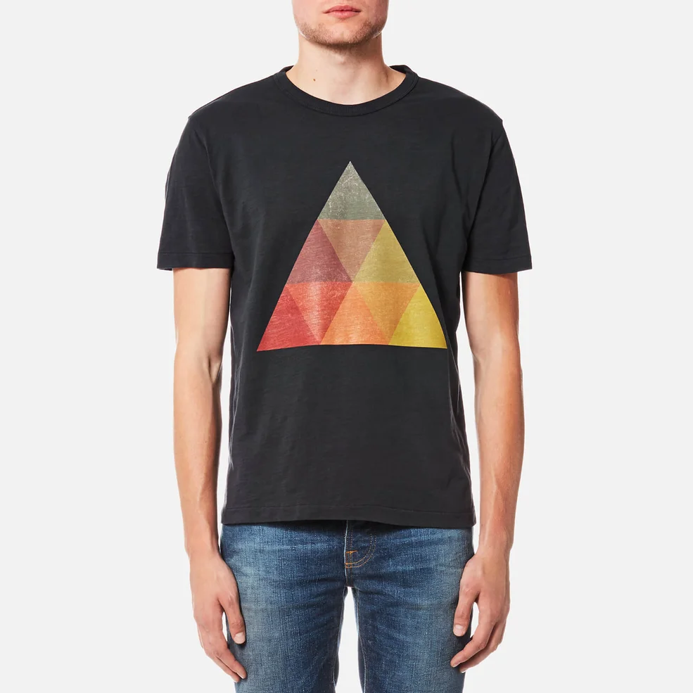 YMC Men's Albers Triangle T-Shirt - Black Image 1