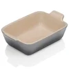 Le Creuset Stoneware Small Heritage Rectangular Roasting Dish - 19cm - Flint - Image 1