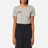 Ganni Women's Linfield Lyocell T-Shirt - Paloma Melange - Image 1