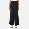 Ganni Women's Clark Pinstripe Trousers - Total Eclipse - Image 1