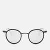 Moncler Men's Oval Sunglasses - Matte Black/Smoke Mirror - Image 1