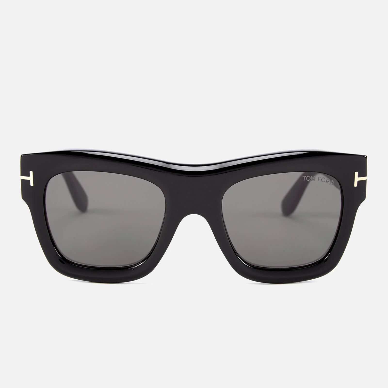 Tom Ford Men's Wagner Sunglasses - Shiny Black/Smoke Image 1