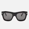 Tom Ford Men's Wagner Sunglasses - Shiny Black/Smoke - Image 1
