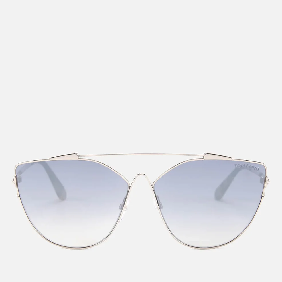 Tom Ford Women's Jacquelyn Sunglasses - Gold/Smoke Mirror Image 1