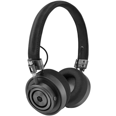 Master and Dynamic MH30 On Ear Headphones - Gunmetal/Black Alcantara®