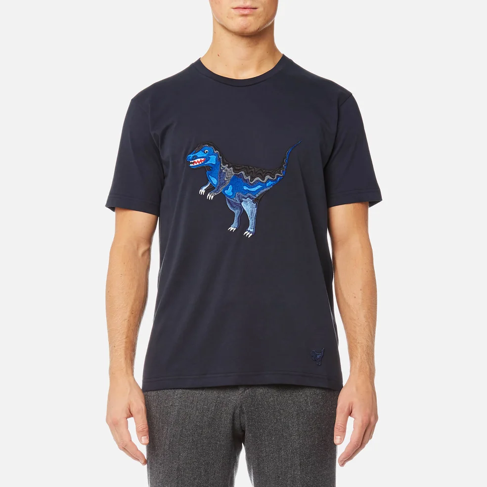 Coach 1941 Men's T-Shirt with Rexy - Navy Image 1