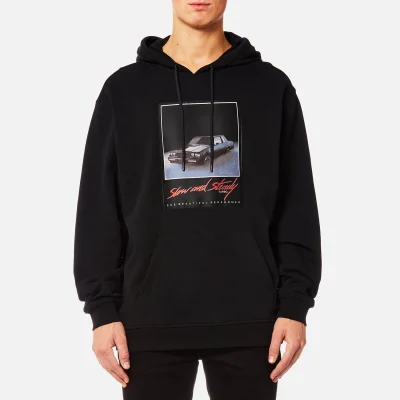 Alexander Wang Men's Slow and Steady Patch Hoody - Black