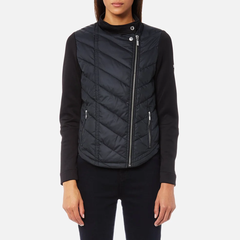 Barbour International Women's Dunnet Sweater Jacket - Black Image 1