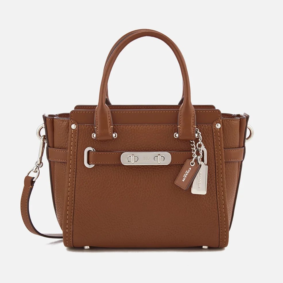 Coach Women's Swagger 21 Tote Bag - Saddle Image 1