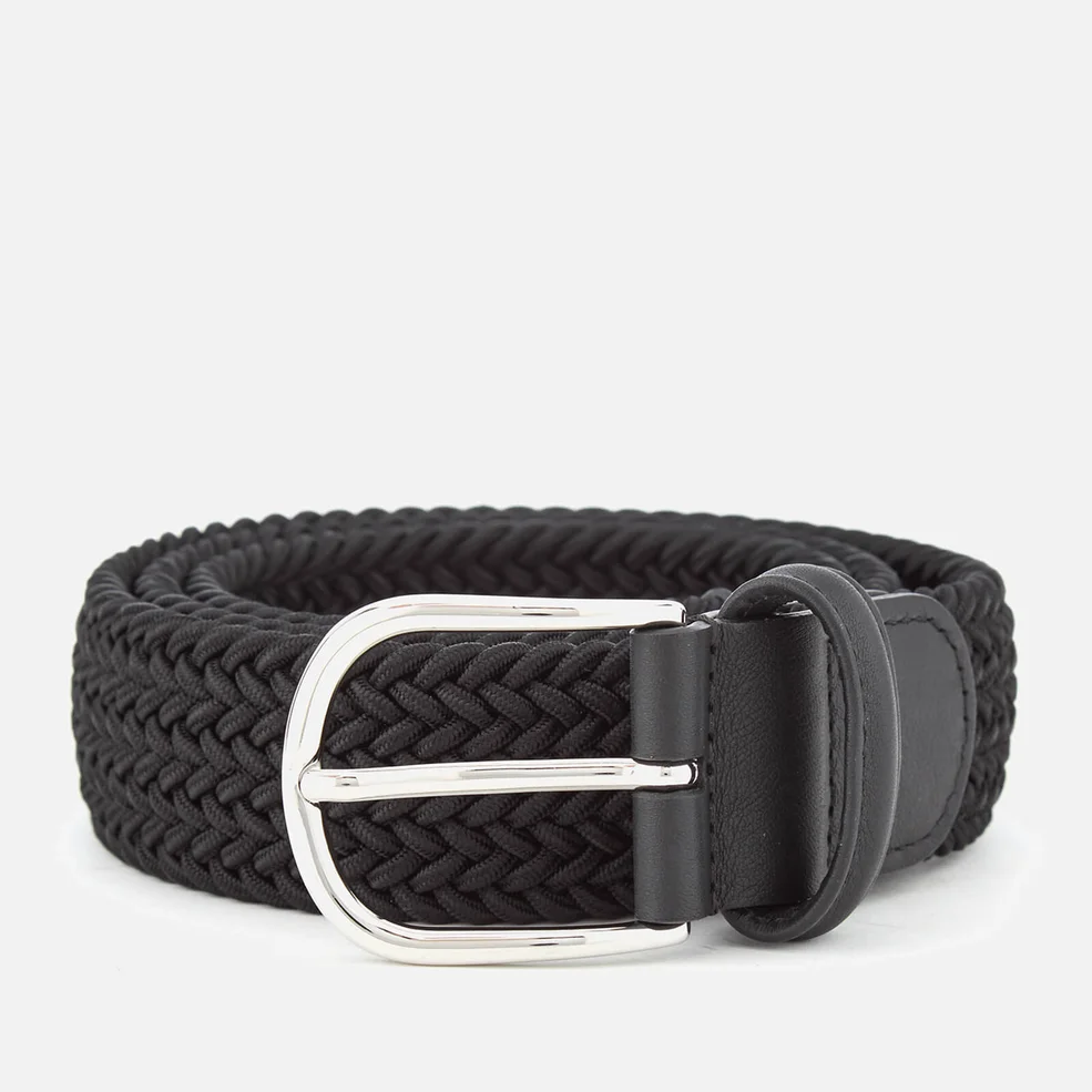 Anderson's Men's Core Woven Fabric Belt - Black Image 1
