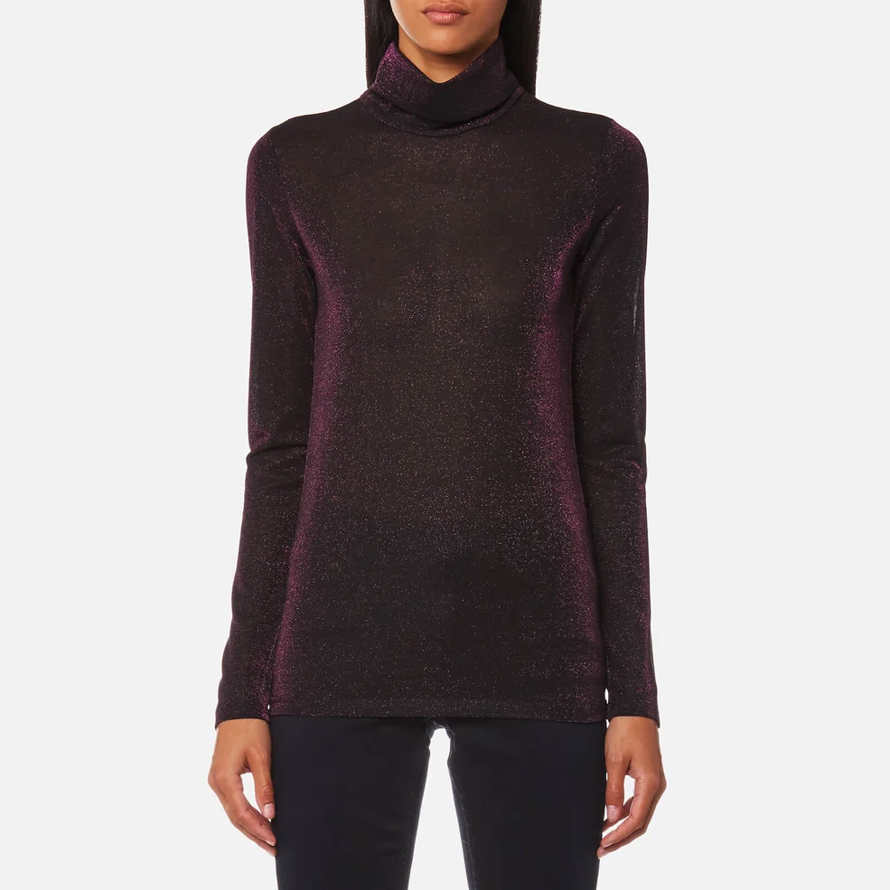 Maison Scotch Women's Long Sleeve Fitted Turtle Neck Top - Combo A Image 1