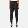 Gestuz Women's Beth High Waisted Leather Trousers - Black - Image 1