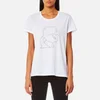 Karl Lagerfeld Women's Ikonik Karl Lightning Bolt T-Shirt - White - Image 1