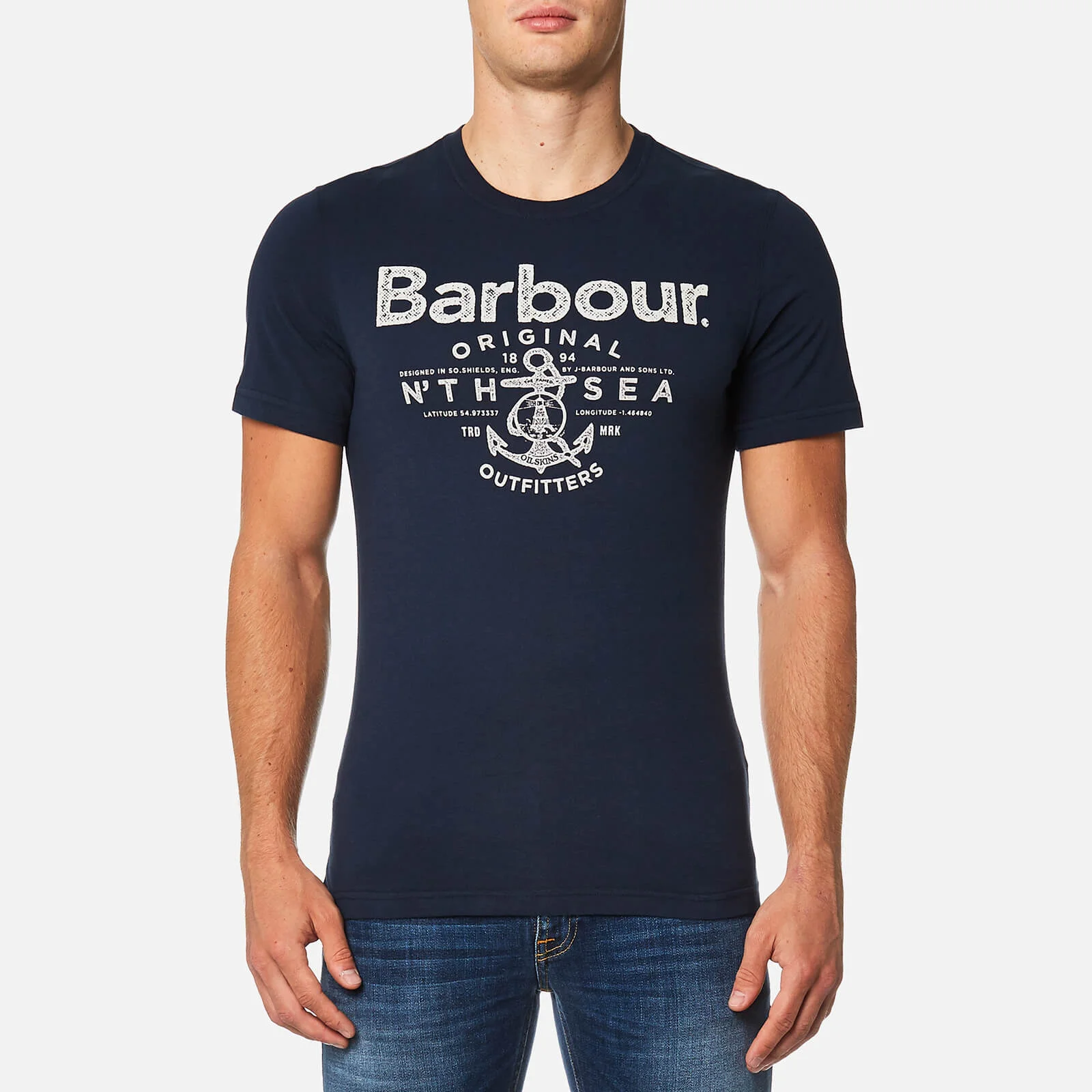 Barbour Men's Sea T-Shirt - Navy Image 1
