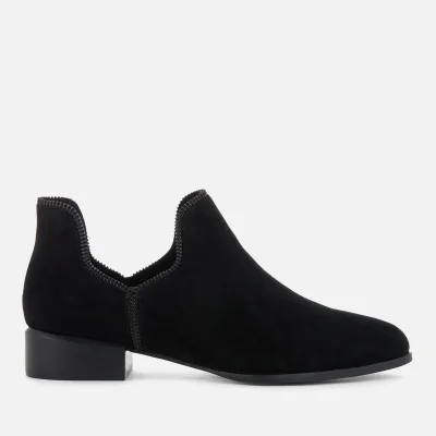 Senso Women's Bailey VIII Suede Ankle Boots - Ebony/Black Zip