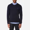 Polo Ralph Lauren Men's Cotton Cable Knitted Jumper - Hunter Navy - Image 1
