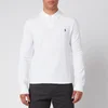 Polo Ralph Lauren Men's Slim Fit Basic Mesh Long Sleeve Polo Shirt - White - Image 1