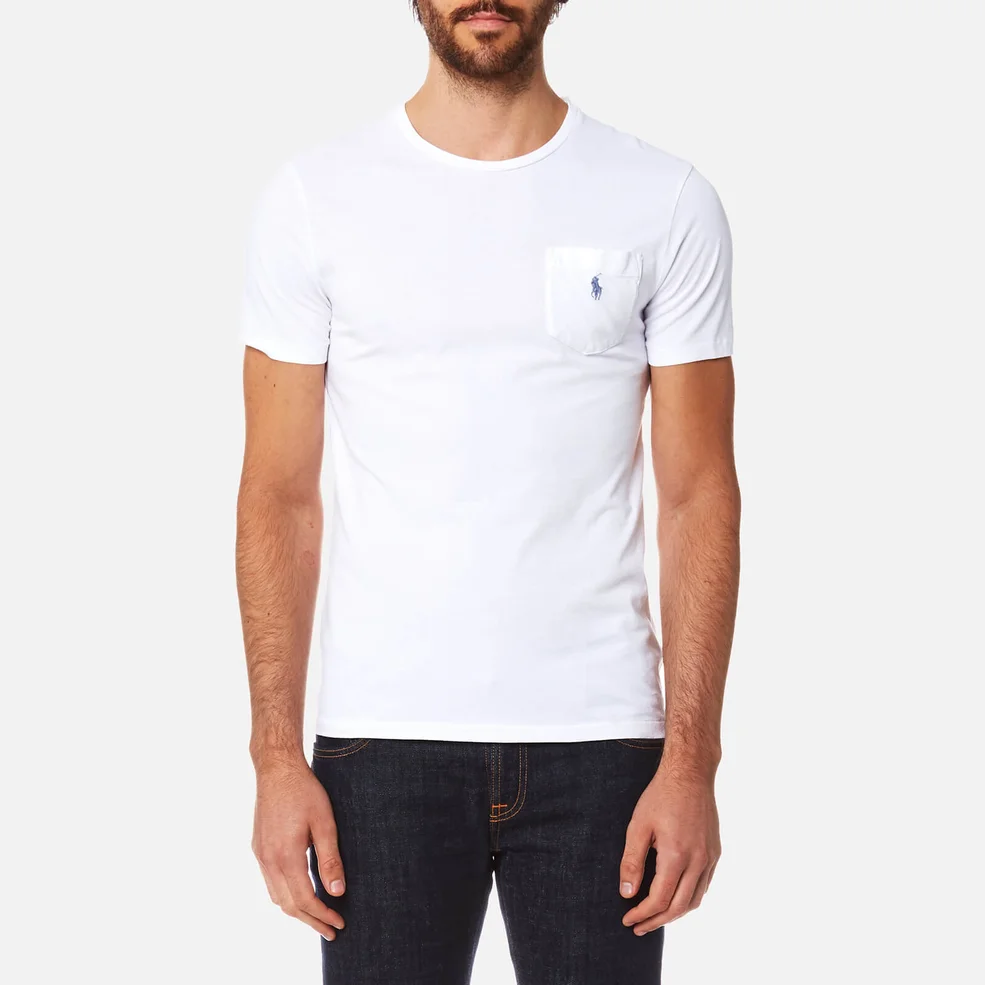 Polo Ralph Lauren Men's Pocket T-Shirt - White Image 1