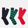Polo Ralph Lauren Men's 3 Pack Socks - Assorted - Image 1