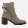 UGG Women's Fraise Whipstitch Suede Heeled Ankle Boots - Mouse - Image 1