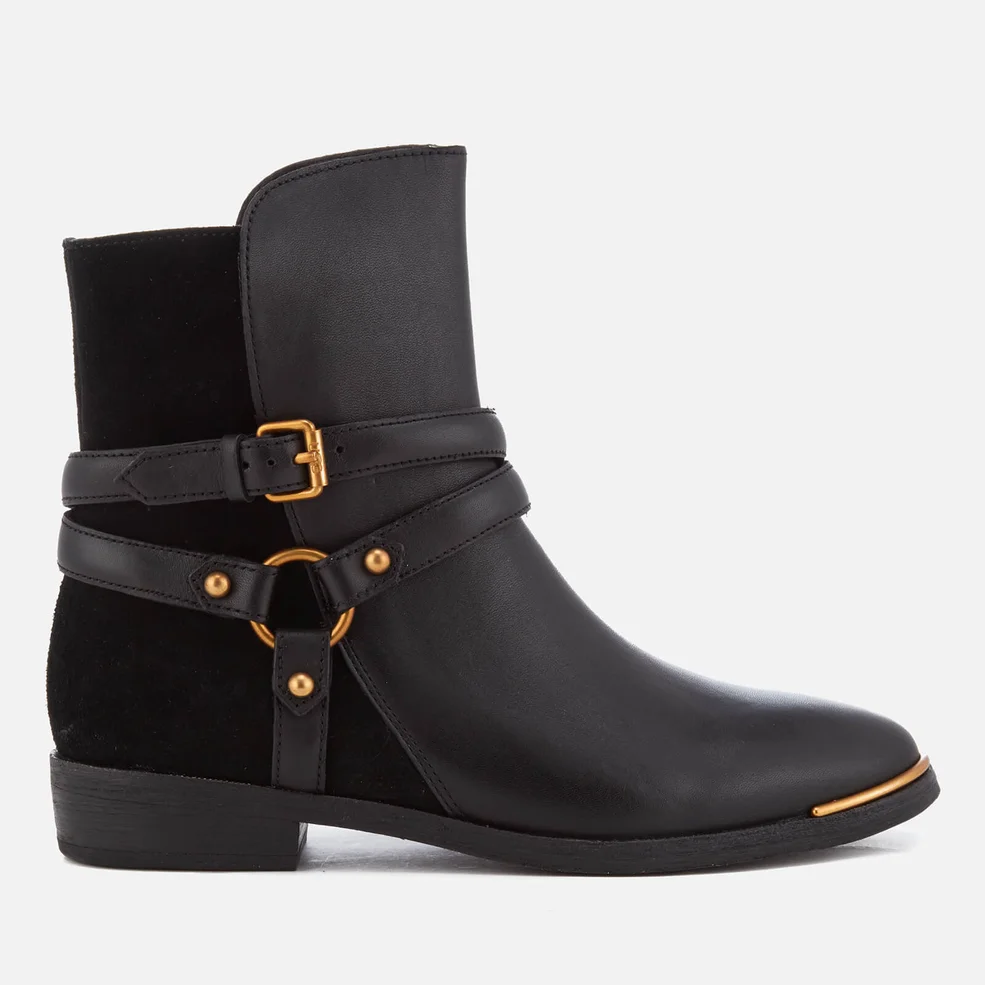 UGG Women's Kelby Leather Ankle Boots - Black Image 1