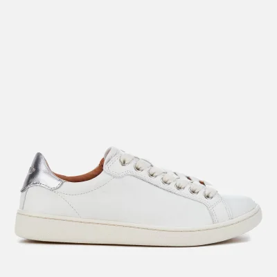 UGG Women's Milo Leather Cupsole Trainers - White