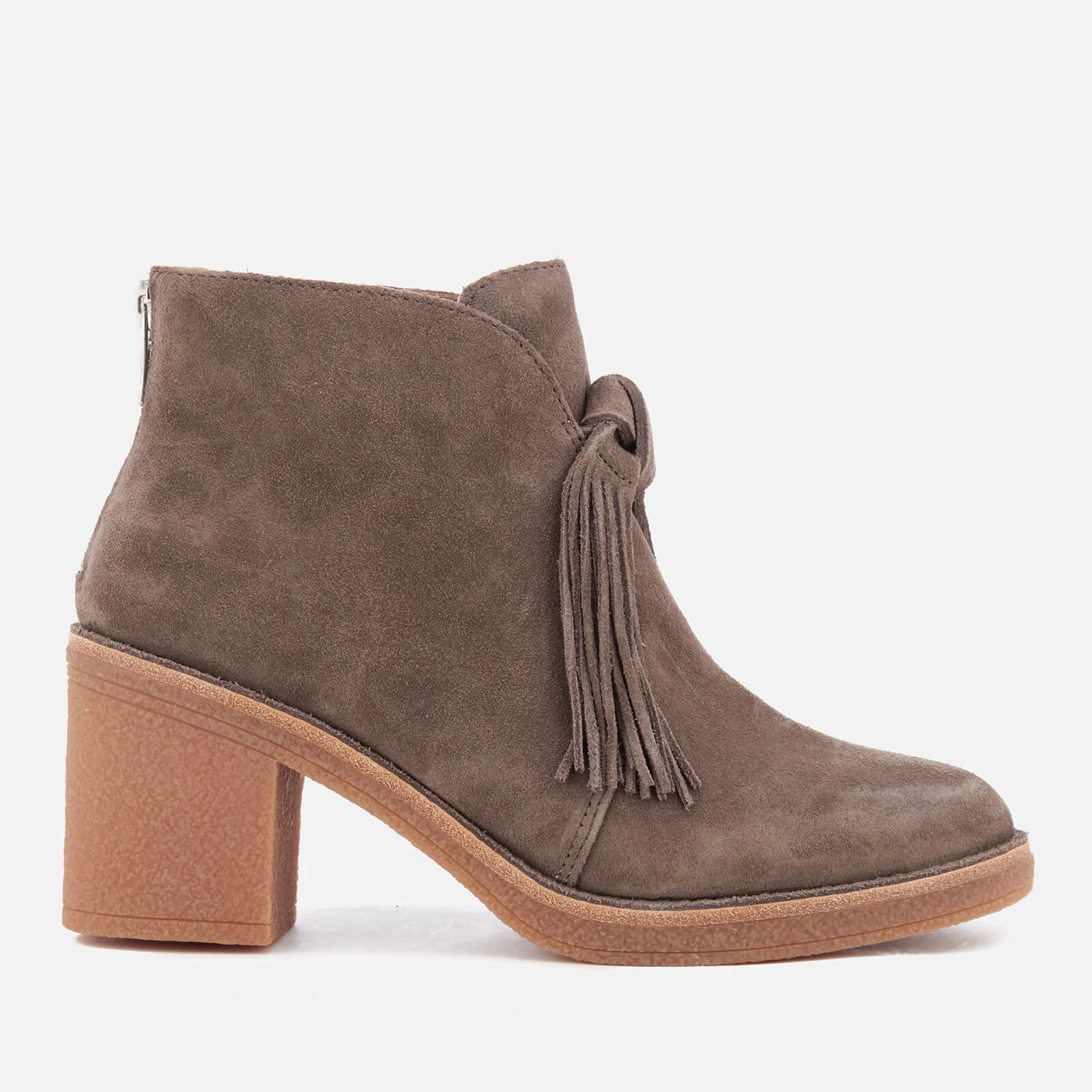 UGG Women's Corin Suede Heeled Ankle Boots - Mouse Image 1