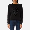 Polo Ralph Lauren Women's Long Sleeve Crew Neck Sweatshirt with Crest - Black - Image 1