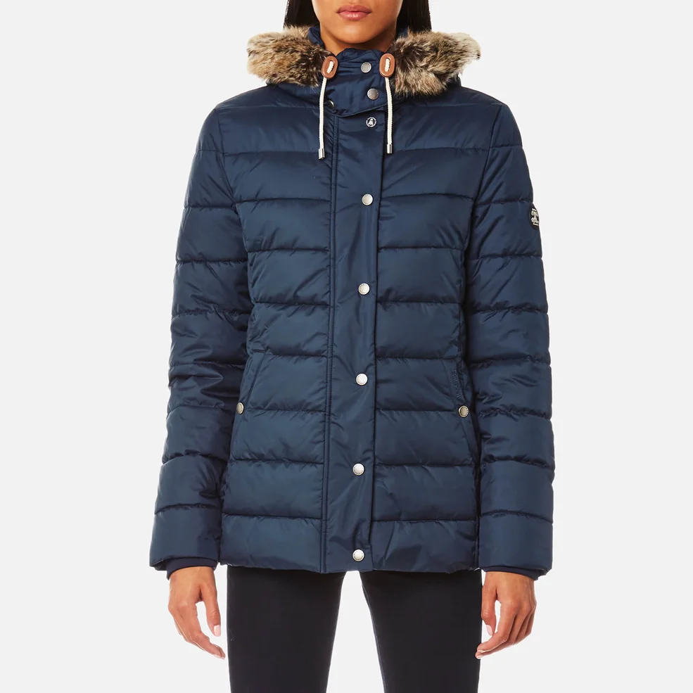 Barbour Women's Shipper Quilt Coat - French Navy Image 1