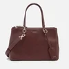 DKNY Women's Chelsea Pebbled Leather Small Shopper Bag - Cordovan - Image 1