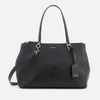 DKNY Women's Chelsea Pebbled Leather Large Shopper Bag - Black - Image 1