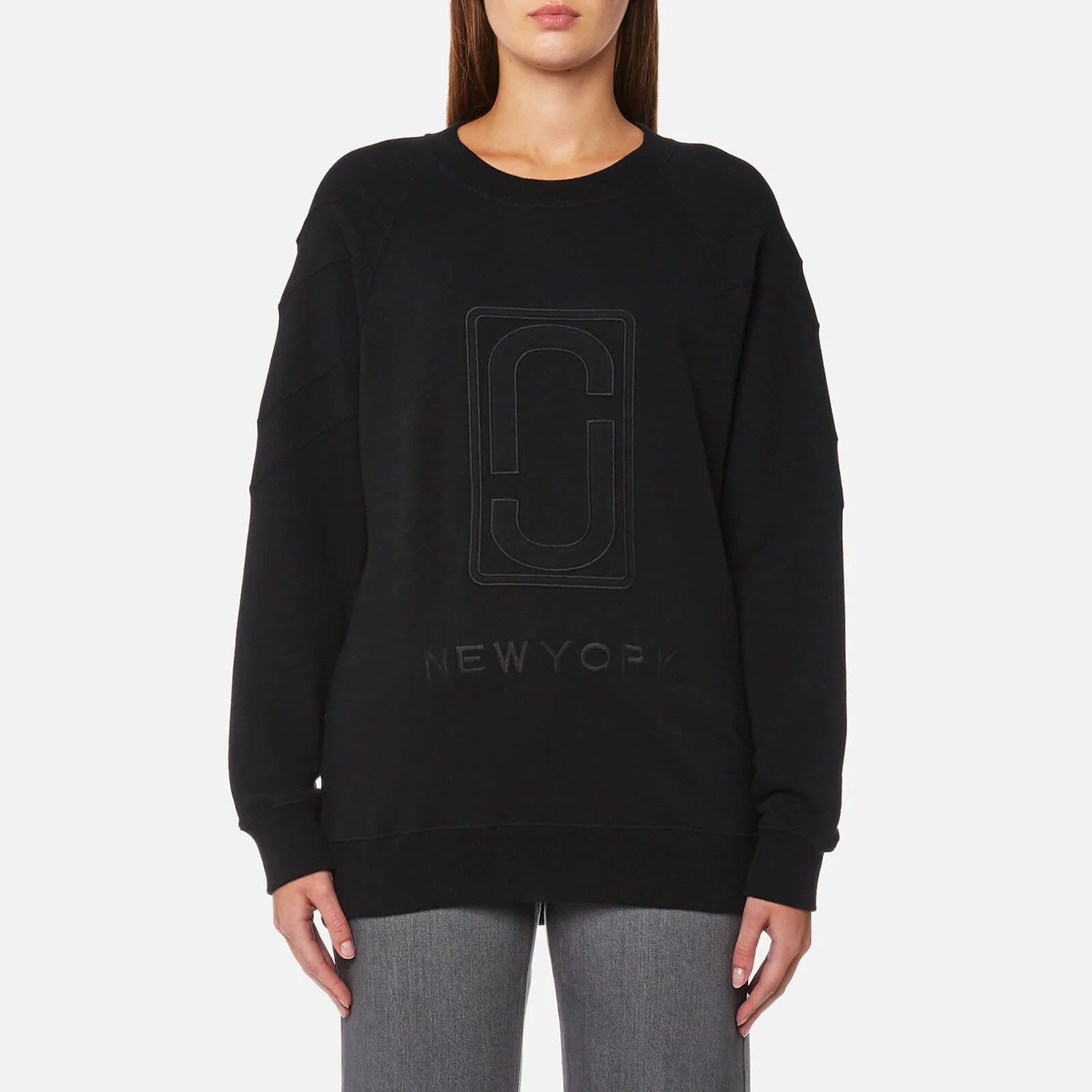Marc Jacobs Women's Logo Sweatshirt - Black Image 1