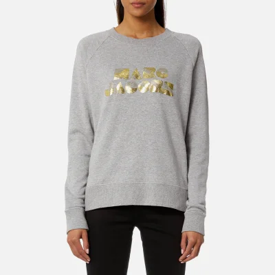 Marc Jacobs Women's Graphic Logo Sweatshirt - Grey Melange