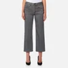 Marc Jacobs Women's Cropped Denim Pants - Grey - Image 1