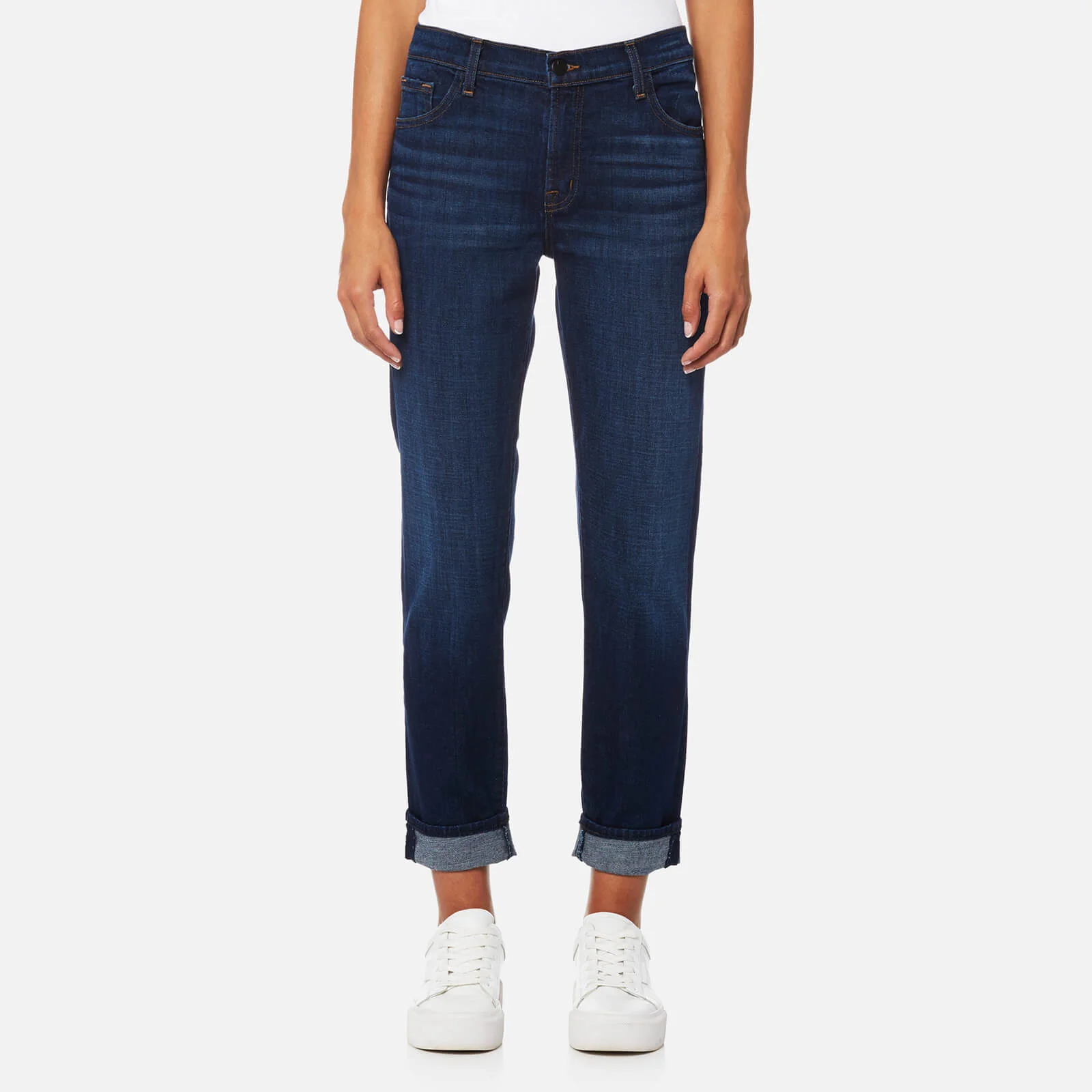 J Brand Women's Johnny Mid Rise Boy Fit Jeans - Cult Image 1