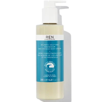 REN Clean Skincare Skincare Atlantic Kelp and Magnesium Anti-Fatigue Body Cream 200ml