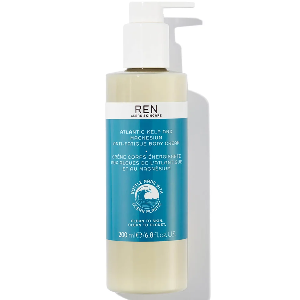 REN Clean Skincare Skincare Atlantic Kelp and Magnesium Anti-Fatigue Body Cream 200ml Image 1