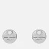 Marc Jacobs Women's MJ Coin Studs - Crystal/Silver - Image 1