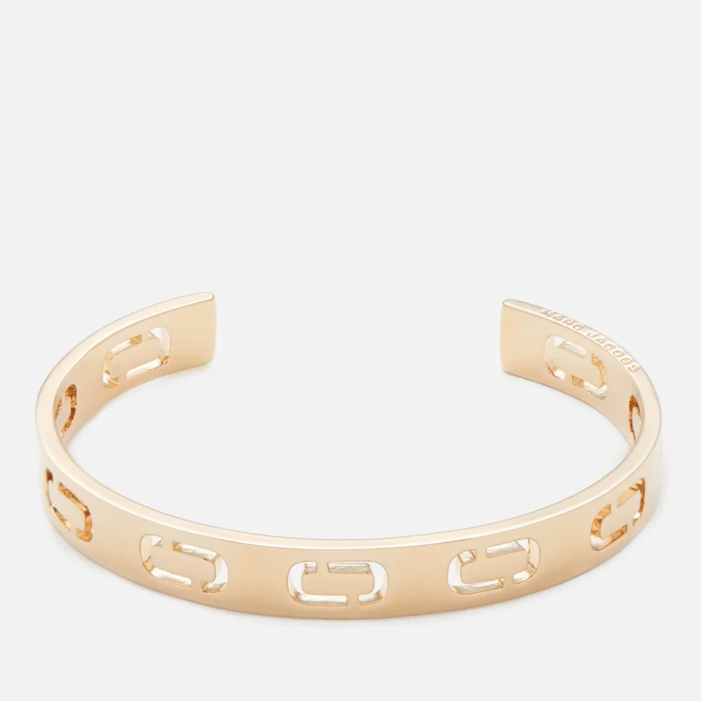 Marc Jacobs Women's Icon Cuff Bracelet - Gold Image 1