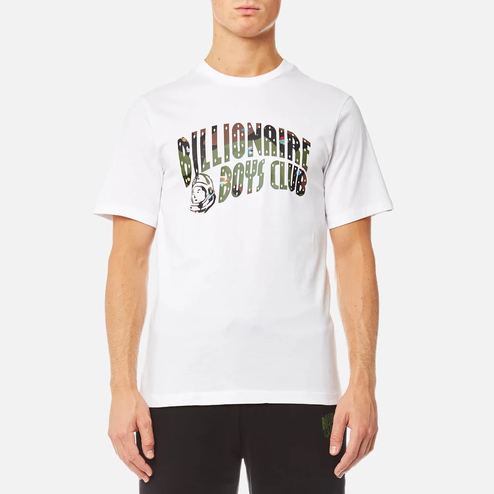 Billionaire Boys Club Men's Space Camo Arch Logo T-Shirt - White Image 1