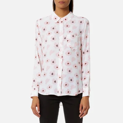 Rails Women's Kate Pink Poppies Shirt - White