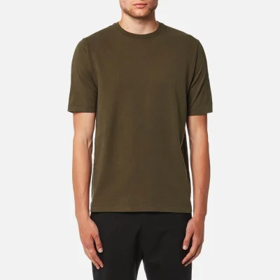 Folk Men's Contrast Sleeve T-Shirt - Military Green