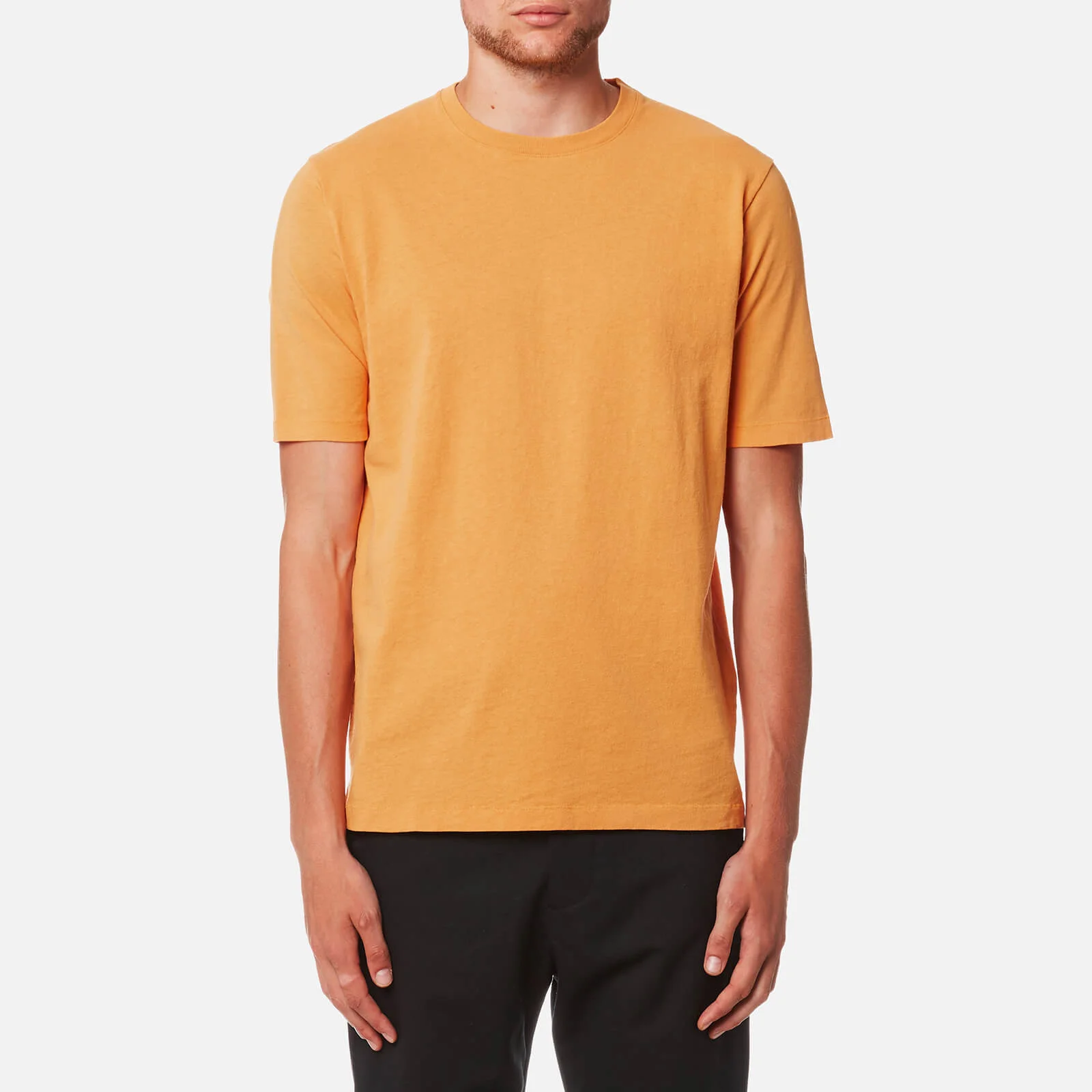 Folk Men's Contrast Sleeve T-Shirt - Bitter Orange Image 1